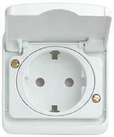 NIESSEN - TAPA ENCHUFE SCHUKO C/TAPA ARCO BL.ALPINO