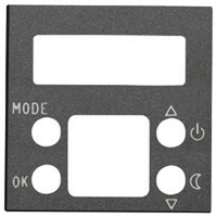 NIESSEN - TAPA TERMOSTATO DIGITAL ZENIT PLATA