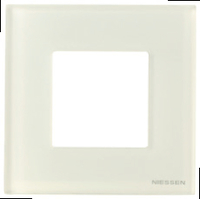 NIESSEN - MARCO DE 3 ELEMENTOS ZENIT CRISTAL BLANCO