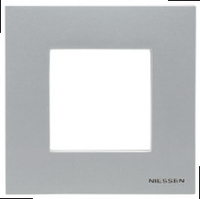 NIESSEN - MARCO DE 4 ELEMENTOS ZENIT PLATA
