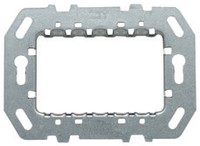 NIESSEN - BASTIDOR MONOCAJA PARA 3 MÓDULOS ZENIT PLATA