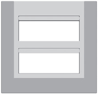 NIESSEN - PLACA EMBELLECEDORA PARA 12 MÓDULOS BL/PL