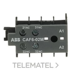ABB - BLOQUE CTO.AUX.CAF6-02M FRONT.TORN.