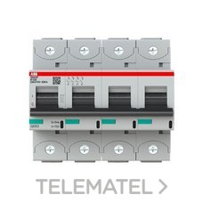 ABB - INT.AUT.MAGNETOTÉRMICO S804P-K100 4P 100A K 50kA