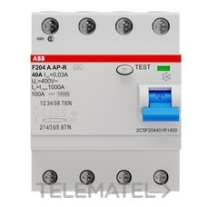 ABB - DIFERENCIAL F204A 40A 30mA AP