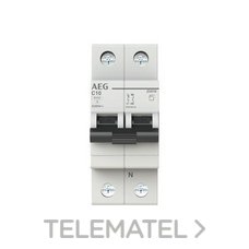 AEG BT - INTERRUPTOR MAGNETOTÉRMICO EV60 1P+N 10A C