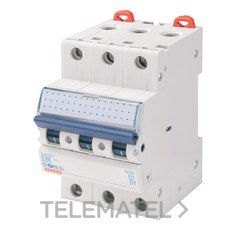 GEWISS - INT.MAGNET.MT60 3P 6A curva C 3 módulos