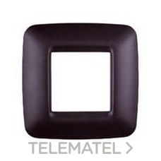 GEWISS - PLACA SIMPLE NEGRO TONER MATE ECO60