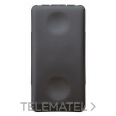GEWISS - Pulsador 1P 250V AC NA de 10A 1 módulo negro