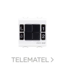 GEWISS - BOTONERA DE EMPOTRAR 4 CAN.EIB BLANCO