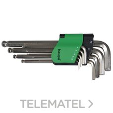 HAUPA - JUEGO ALLEN CABEZA ESFERICA 1,5-10 (9 unidades)