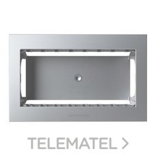 NIESSEN - CAJA SUPERFICIE 4 MÓDULOS PLATA