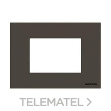 NIESSEN - MARCO DE 3 MÓDULOS CAJA AMERIC.ZENIT ANTRACITA