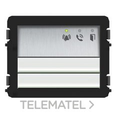 NIESSEN - MÓDULO AUDIO 2/4 PULSADORES ALUMINIO