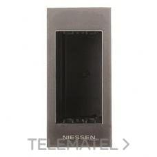 NIESSEN - PLACA CARPINTERÍA 1 VENTANA ZENIT ANTRACITA - Imagen 2