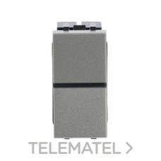 NIESSEN - PULSADOR SÍMBOLO DE TIMBRE 2 MÓDULOS ANTRACITA TOTAL