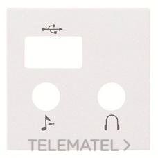 NIESSEN - TAPA ENTRADA / SALIDA ZENIT BLANCO