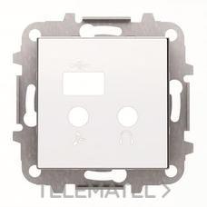 NIESSEN - TAPA MÓDULO ENTRADAS / SALIDAS+USB SKY BLANCO