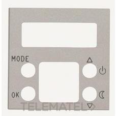 NIESSEN - TAPA TERMOSTATO DIGITAL ZENIT PLATA - Imagen 2