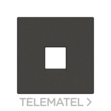 NIESSEN - TAPA TOMA TELEFONO/RJ45 SKY NEGRO ESSENCE