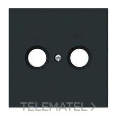 NIESSEN - TAPA TOMA TV-R/SAT VEGA NEGRO MATE