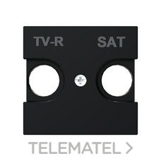 NIESSEN - TAPA TOMA TV-R/SAT ZENIT NEGRO