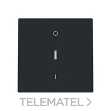 NIESSEN - TECLA INT.BIPOLAR C/VISOR ALBA NEGRO MATE