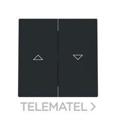 NIESSEN - TECLA INT./PULS.PERSIANAS ALBA NEGRO MATE