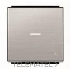 NIESSEN - TECLA PULS.VISOR TIMBRE SKY ACERO INOXIDABLE