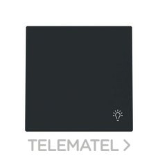 NIESSEN - TECLA PULSADOR LUZ ALBA NEGRO MATE