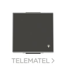 NIESSEN - TECLA PULSADOR LUZ SKY NEGRO SOFT