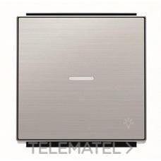 NIESSEN - TECLA PULS.VISOR LUZ SKY ACERO INOXIDABLE