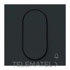NIESSEN - TECLA PULSADOR TIMBRE ALTER VEGA NEGRO MATE