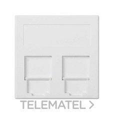 SIMON - PLACA -VD PLANA CG 500 CIMA 2 CONECT.BL.