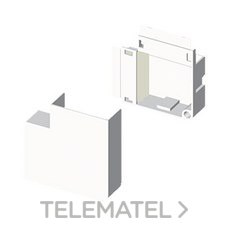 UNEX - ANGULO PLANO PVC P/78022/78072 BL.NV. - Imagen 2