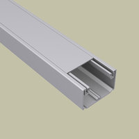 UNEX - CANAL 93 1 TAPA 50x100 PVC-M1 ALUMINIO