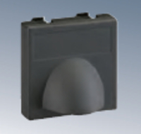 SIMON - PLACA SALIDA DE CABLES 45x45mm BL.NIEVE