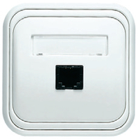 NIESSEN - TOMA TELÉFONO CON 4 CONTACTOS RJ11 OVER BLANCO