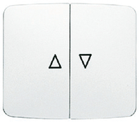 NIESSEN - TECLA INT./PULS.PERSIANAS ARCO BLANCO ALPINO