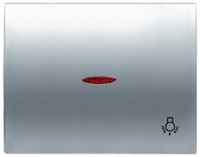 NIESSEN - TECLA PULSADOR LUZ C/VISOR OLAS BL