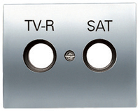 NIESSEN - TAPA TOMA TV-R/SAT OLAS TITANIO