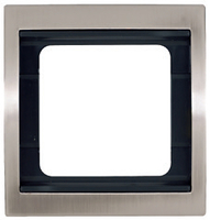 NIESSEN - MARCO DE 2 ELEMENTOS HORIZ.OLAS ACERO PULIDO