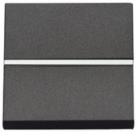 NIESSEN - PULSADOR SIN GRABAR 2 MÓDULOS ZENIT ANTRACITA