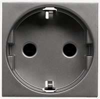 NIESSEN - BASE DE ENCHUFE 2P+T SCHUKO ZENIT PLATA