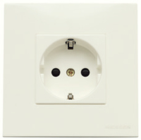 NIESSEN - BASE DE ENCHUFE SCHUKO COMPLETA ZENIT BLANCO