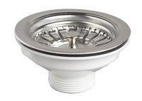 WIRQUIN - VALVULA FREGADERO CESTA CROMADA S/REBOS.WIRQUIN