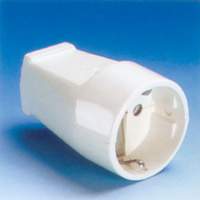 FAMATEL - BASE MOVIL d.4,8 10A-250V TT LAT.BLANCO