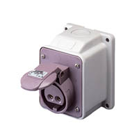 GEWISS - BASE MURAL INCL.H 32A 2P+T 220V IP44