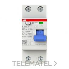 ABB - INT.DIFERENCIAL F202A-25/0,03 2P 25A TIPO A 30mA - Imagen 2