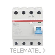 ABB - INT.DIFERENCIAL F204A-40/0,3 4P 40A TIPO A 300mA